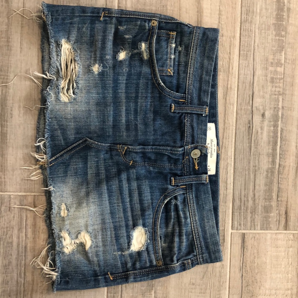 Abercrombie jean skirt